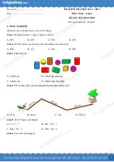 Đề kiểm tra học kì 2 Toán 2 Kết nối tri thức - Đề số 1